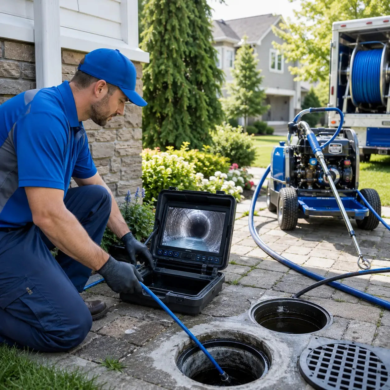 Outdoor drain cleaning professionals serving East Brady, PA